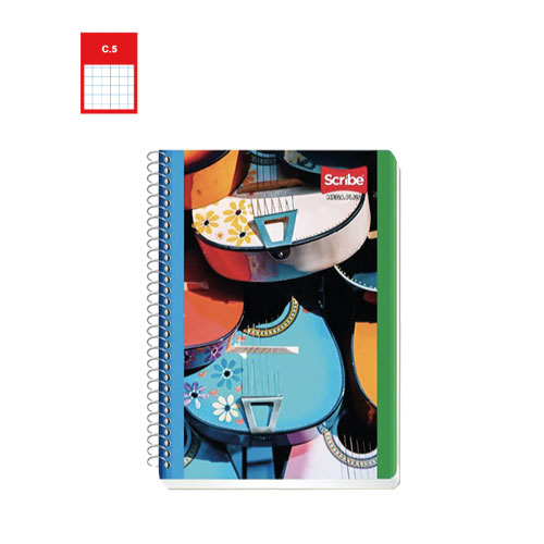 Cuaderno Scribe Forma Francesa, c/100H, Cuadro Chico