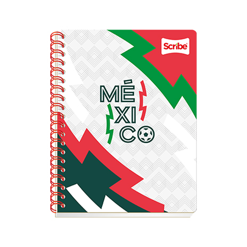 Cuaderno Scribe Selección Mexicana 5670 Profesional 100 Hojas Raya