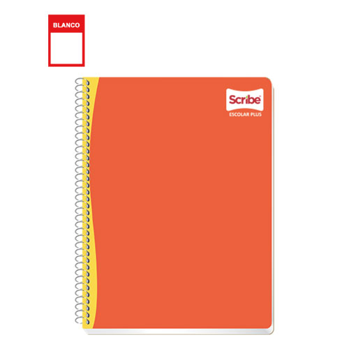 Cuaderno Scribe Profesional, c/100H, Blanco