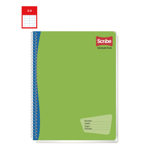 Cuaderno Scribe Profesional, c/100H, Cuadro Chico