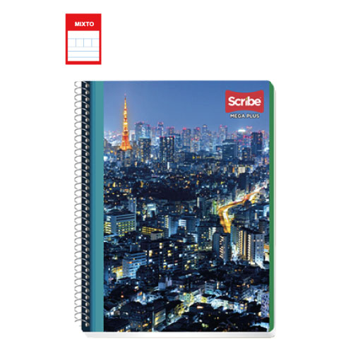 Cuaderno Scribe Profesional, c/100H, Mixto