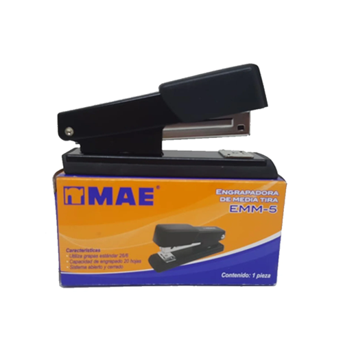 Engrapadora MAE EMM-5 Metálica, 1/2 Tira