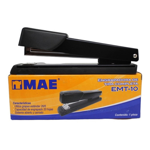 Engrapadora Mae EMT-10 Tira Completa, (1 Pieza)