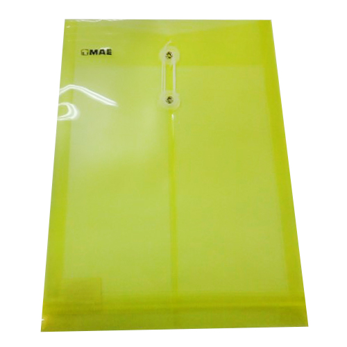 Sobre Mae Plástico, Con Hilo Polipropileno, Tamaño Carta, Amarillo, (1 Pieza)