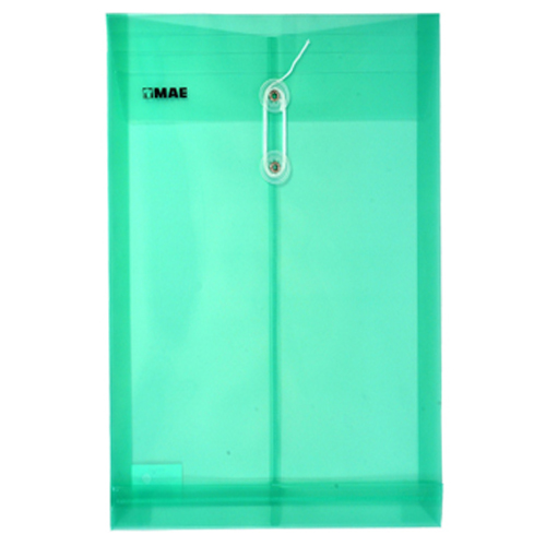 Sobre Mae Plástico, Con Hilo Polipropileno, Tamaño Oficio, Verde, (1 Pieza)