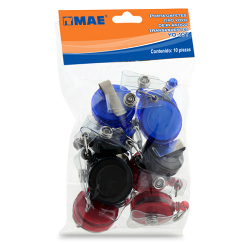 Broche Caimán YOYO, Transparente, surtido, MAE, 1 Pieza, Modelo: YO-0T