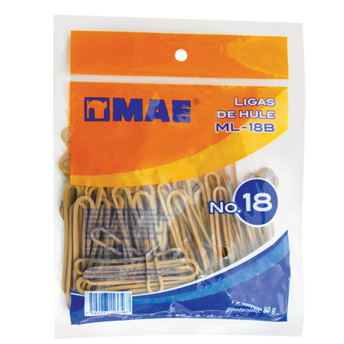 Liga Mae, #18, bolsa 80GR, Modelo: ML-18B
