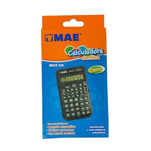 Calculadora MAE Científica, Modelo MCC56, (1 Pieza)