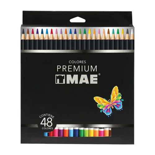 Colores Mae Premium Largos C/48, CRP-48L