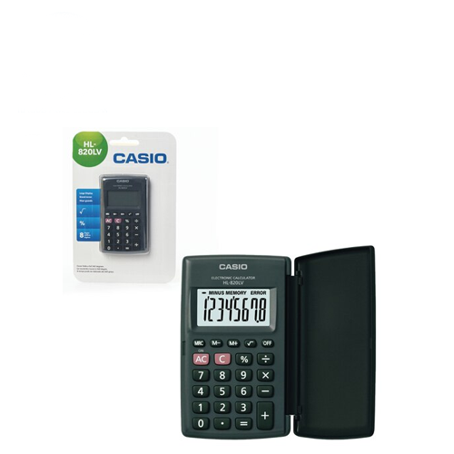 Calculadora Casio, HL820LV, Portátil, (1 Pieza)