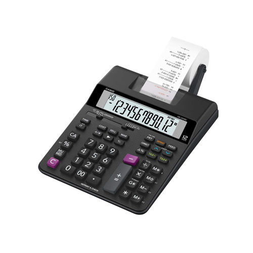 Calculadora Casio HR200RCWAIC con Impresora 12 Dígitos