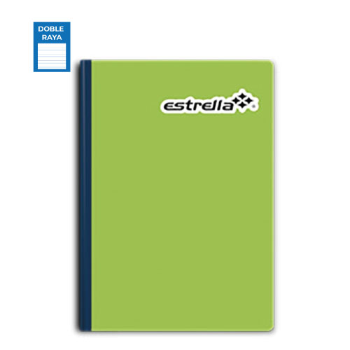 Cuaderno Estrella Profesional, c/100H, Doble Raya