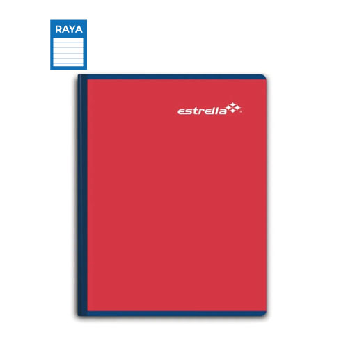 Cuaderno Estrella forma francesa, c/100H, raya