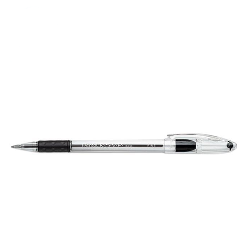 Bolígrafo Pentel RSVP, BK90, Ergonómico, Color Negro, (1 Pieza)