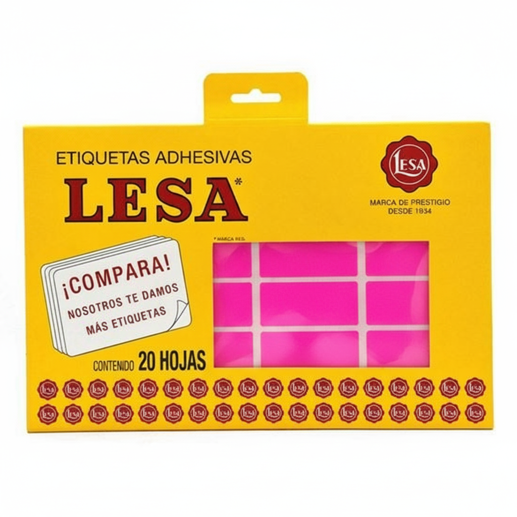 Etiqueta Lesa Fluor #19 C-Rosa