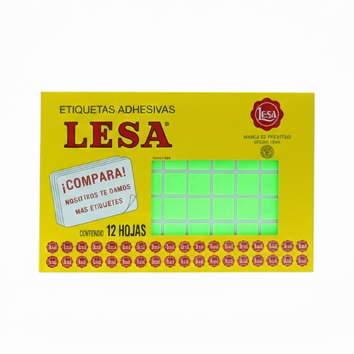 Etiqueta Lesa Fluor #3 C-Verde