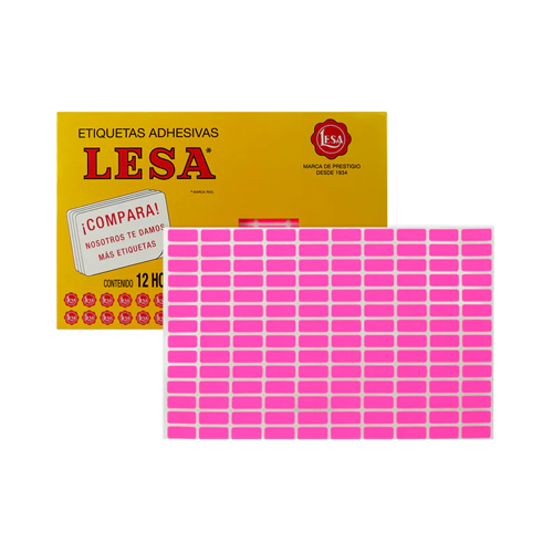 Etiqueta Lesa Fluor #4 C-Rosa