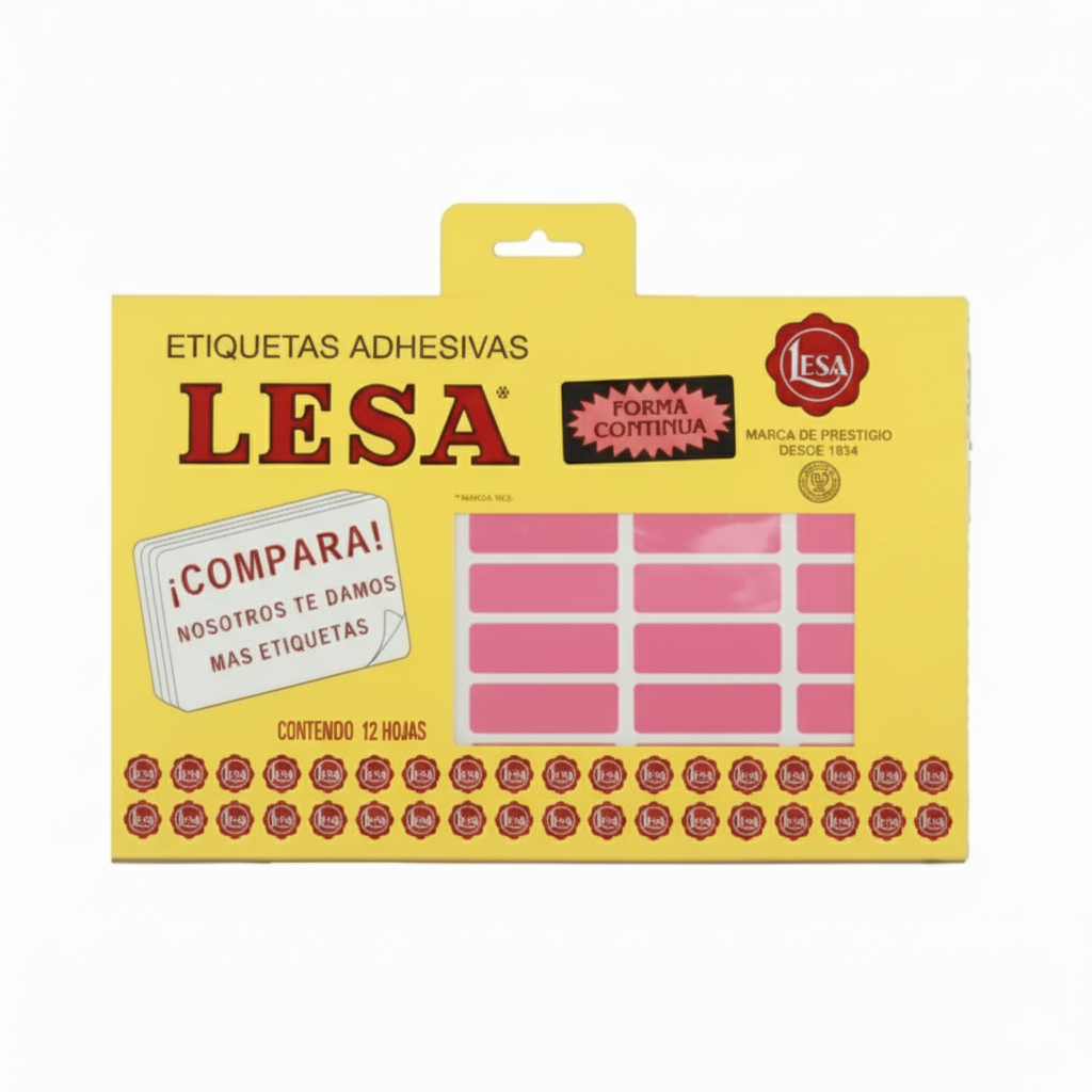 Etiqueta Lesa Fluor #6 C-Rosa