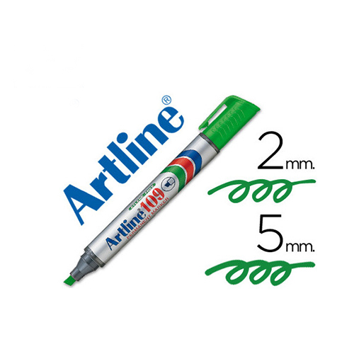 Marcador Permanente Artline 109, Verde, (1 Pieza)