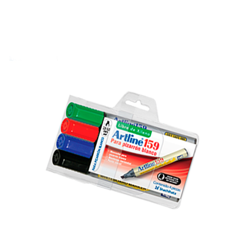 Marcador Artline, Para Pintarron, Colores Surtidos, (1 Paquete)