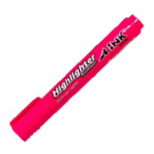 Marcador Fluorescente A-Ink Highlighter, Color Rosa, (1 Pieza)