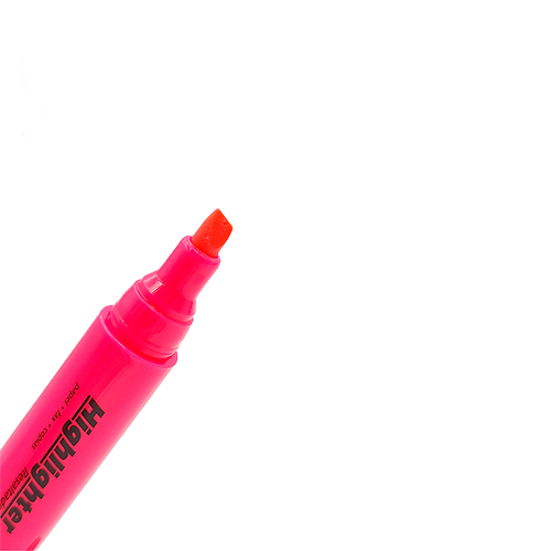 Marcador Fluorescente A-Ink Highlighter, Color Rosa, (1 Pieza)