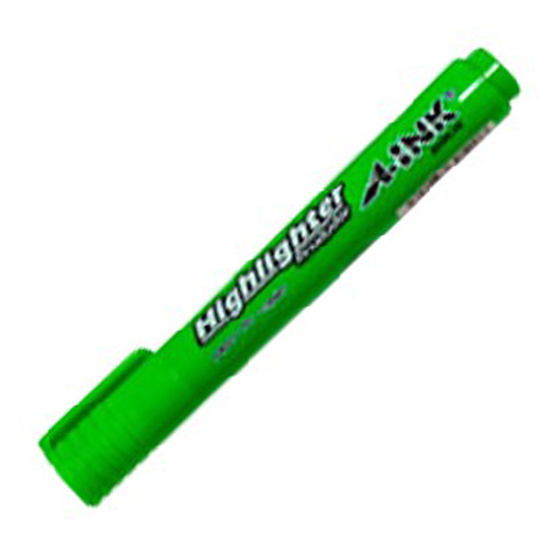 Marcador Fluorescente A-Ink Highlighter, Color Verde, (1 Pieza)