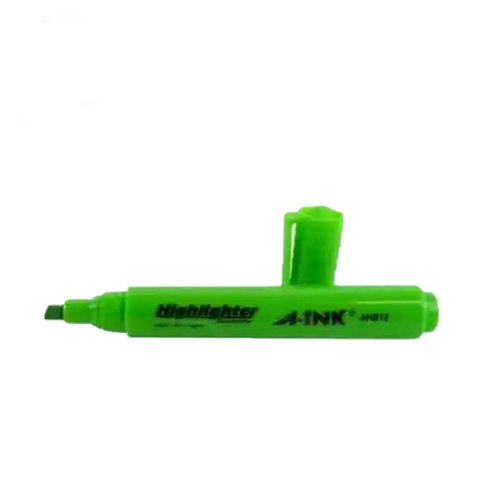 Marcador Fluorescente A-Ink Highlighter, Color Verde, (1 Pieza)
