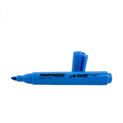 Marcador Fluorescente A-Ink Highlighter, Color Azul, (1 Pieza)