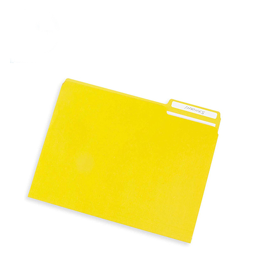Folder Nassa, Tamaño Carta, Amarillo, (1 Pieza)