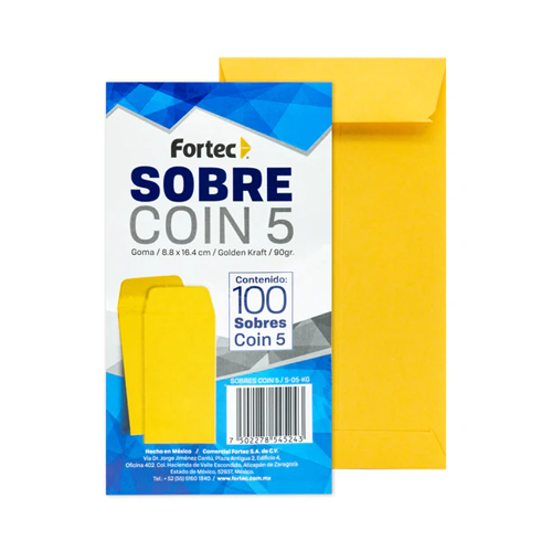 Sobre Fortec S05MG Para Raya Ante 1 Pieza