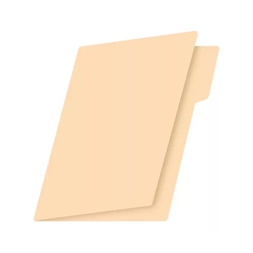 Folder Fortec T/Carta Crema FCC-01 (1 Pieza)
