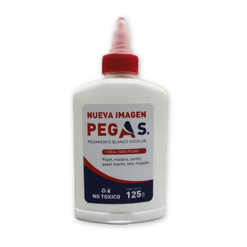 Pegamento Blanco Pegas 125 Gramos, (1 Pieza)