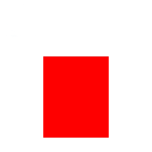 Hoja Supra Bright, Tamaño Carta, C/100, #10, Rojo V, (1 Pieza)