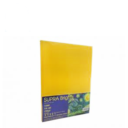 Hoja Supra Bright, Tamaño Carta, C/100, #3, Canary Bell, (1 Pieza)