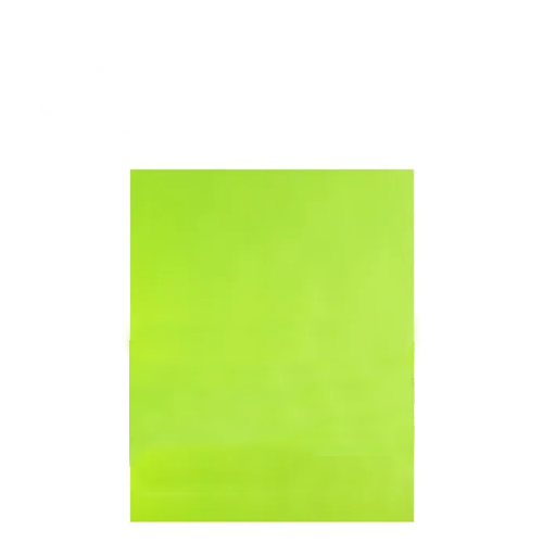 Hoja Supra Bright, Tamaño Carta, C/100, #4, Electric Green, (1 Pieza)