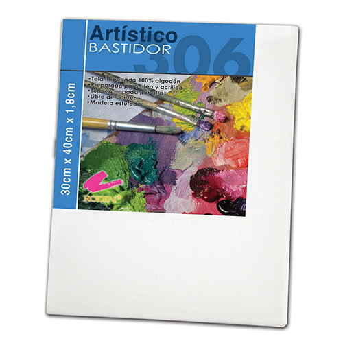 Bastidor de tela, Modelo: T-308, 30x40, 1 Pieza