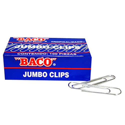 Clip Baco jumbo con 100 piezas