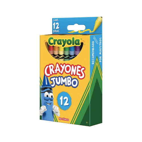 Crayon Crayola Jumbo, Con 12, (1 Pieza)
