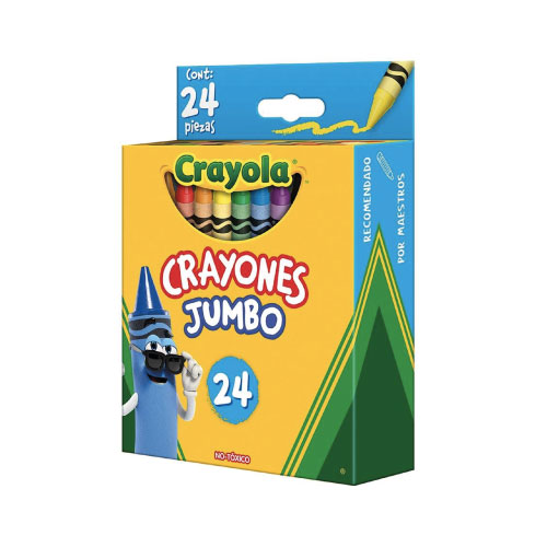 Crayon Crayola Jumbo, Con 24, (1 Pieza)