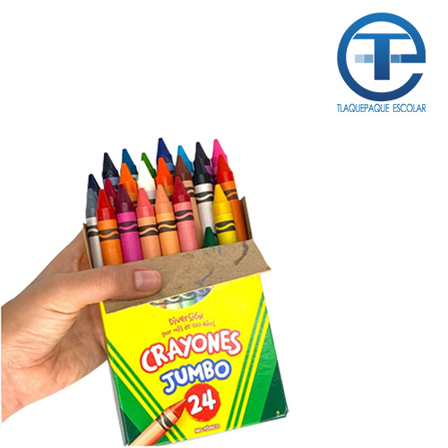 Crayon Crayola Jumbo, Con 24, (1 Pieza)