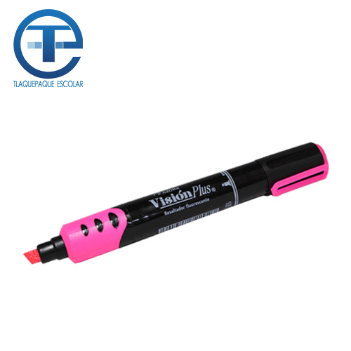 Marcador Fluorescence Vision Plus, Color Rosa, (1 Pieza)