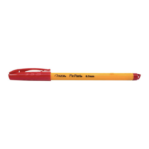 Bolígrafo Azor Pin Point, Punto Fino, Color Rojo, (1 Pieza)