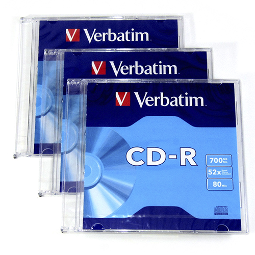 CD-R Verbatim, 80M, Data Life, 1 Pieza