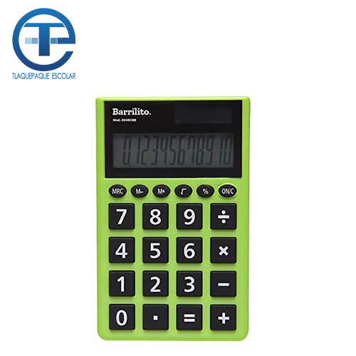 Calculadora Barrilito De Bolsillo,12 Dígitos, Modelo 8046CBB, (1 Pieza)
