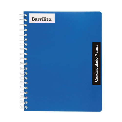Cuaderno Barrilito Profesional, c/100H, Espiral, Cuadro Grande