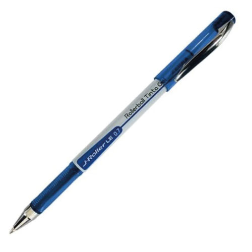 Bolígrafo Zebra J-Roller, Color Azul, (1 Pieza)