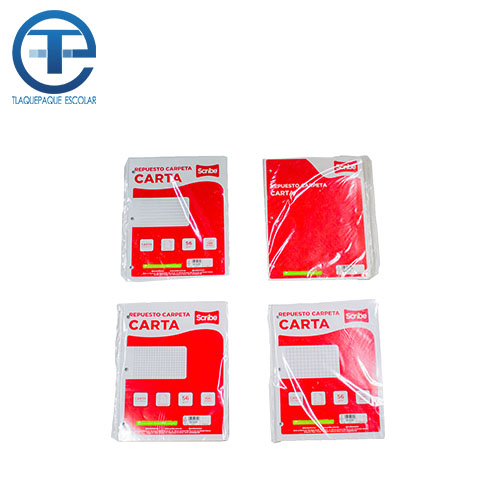Repuesto Scribe Carpeta Tamaño Carta 100 Hojas C5 1 Pieza