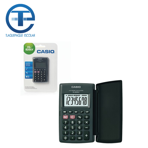 Calculadora Casio, HL820LV, Portátil, (1 Pieza)
