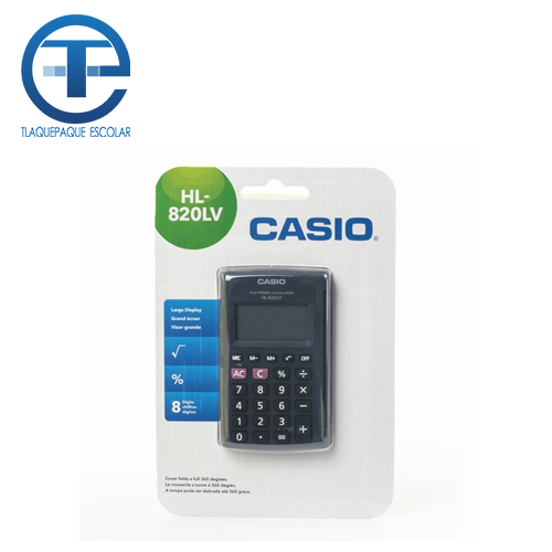 Calculadora Casio, HL820LV, Portátil, (1 Pieza)